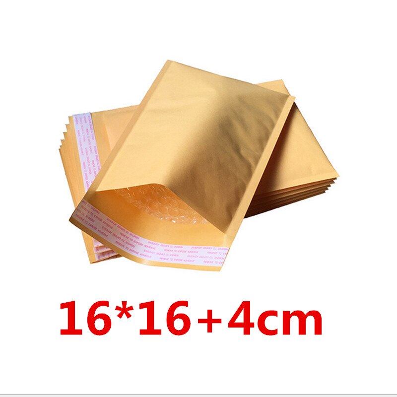 뜨거운 판매 50 크래프트 버블 메일러 패딩 봉투 16*16 + 4 cm 판매